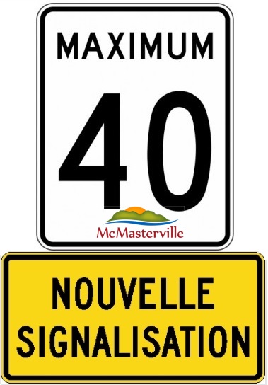 McMasterville réduit la vitesse sur son territoire