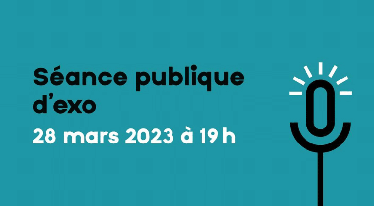 Séance d’information publique d’exo le 28 mars