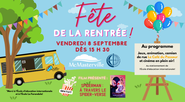 McMasterville vous invite à son annuelle Fête de la rentrée!