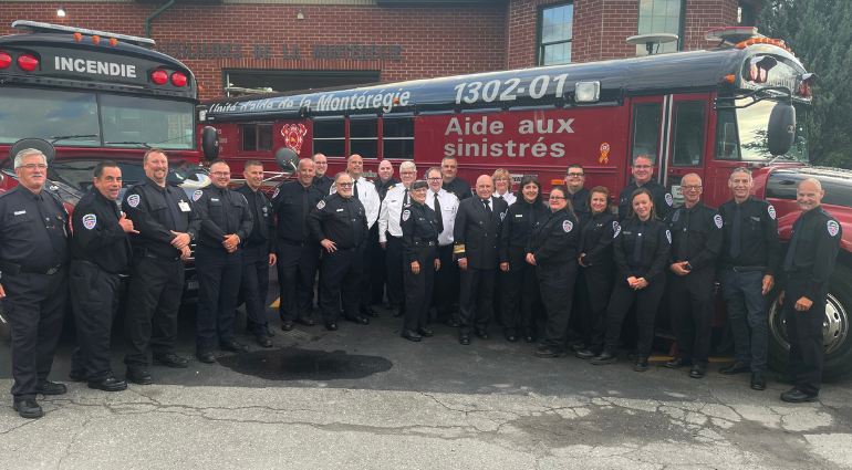 L’Association des pompiers auxiliaires de la Montérégie (APAM) célèbre 25 ans de service à la communauté