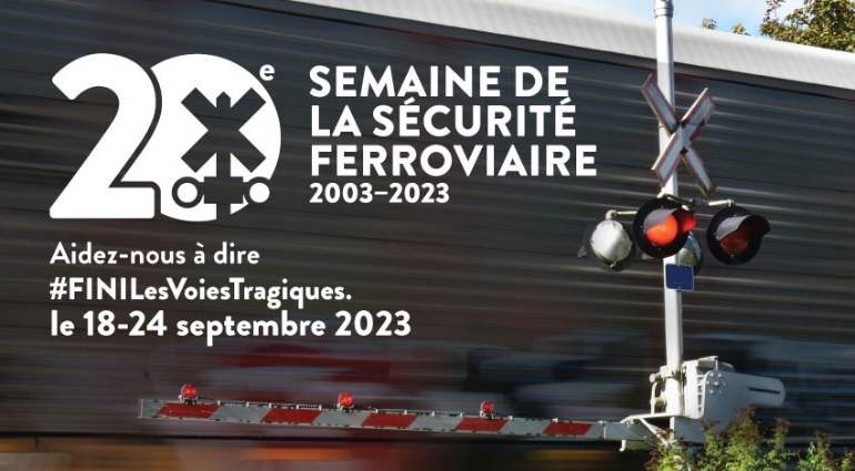 Semaine de la sécurité ferroviaire 2023