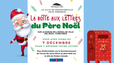 Boîte aux lettres du père Noël de McMasterville!