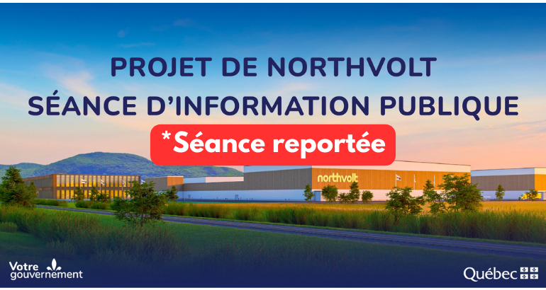 Le gouvernement du Québec reporte la séance d’information prévue le 27 novembre