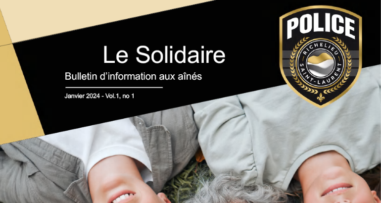 Le Solidaire : un nouveau bulletin d’information destiné aux personnes aînées