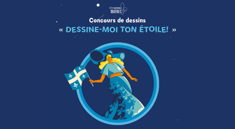 Participe au concours de dessins pour la Fête nationale du Québec!