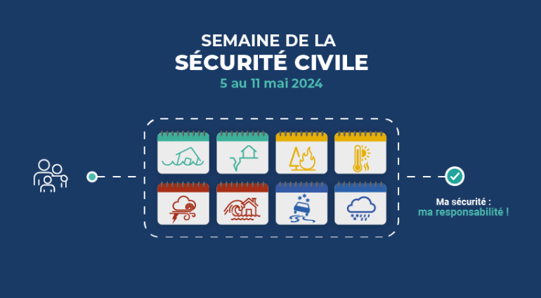 Semaine de la sécurité civile 2024 – Se préparer à faire face aux imprévus pour garder l’esprit tranquille