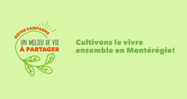 Notre campagne, un milieu de vie à partager!