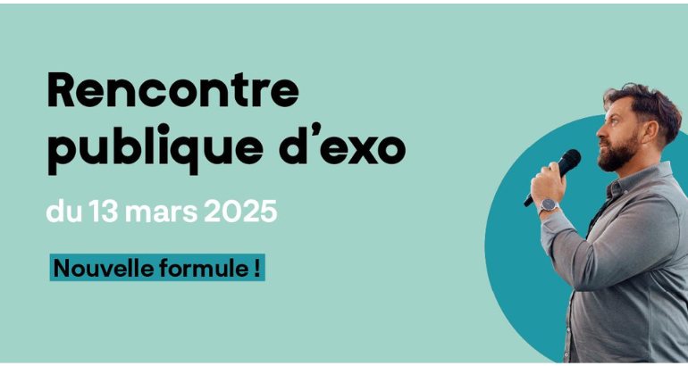 Exo vous invite à participer à sa prochaine rencontre d’information le 13 mars