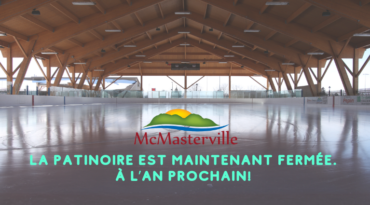 Fermeture de la patinoire réfrigérée pour la saison
