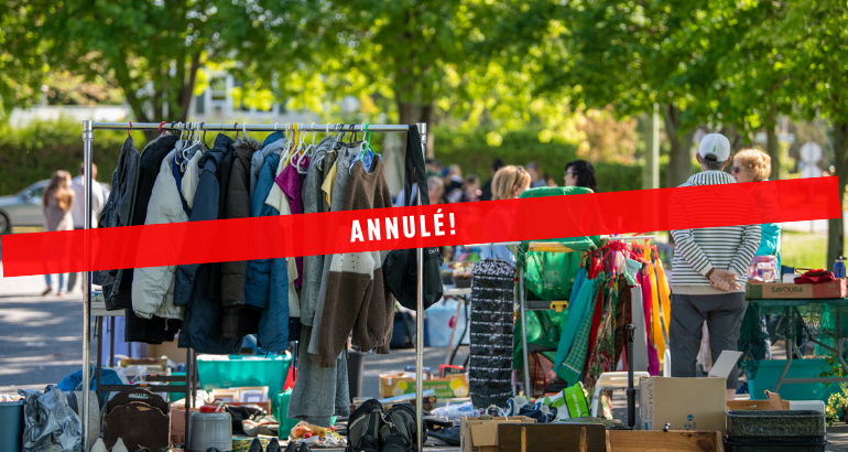 *Mise à jour sur le Bazar communautaire ce samedi