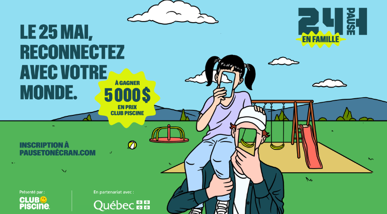 Participez au défi 24h de PAUSE en famille ce dimanche!
