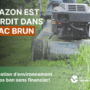 Gazon interdit dans le bac brun : une question d’environnement et de gros bon sens financier!