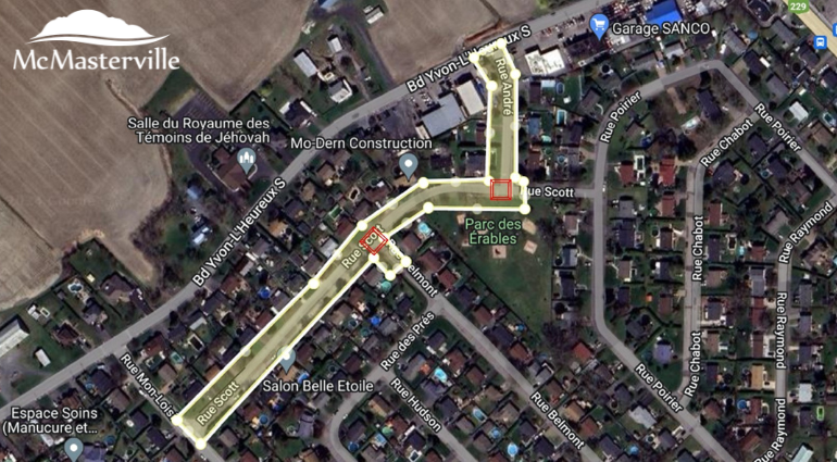 Info-travaux – Réfection des rues Scott et André