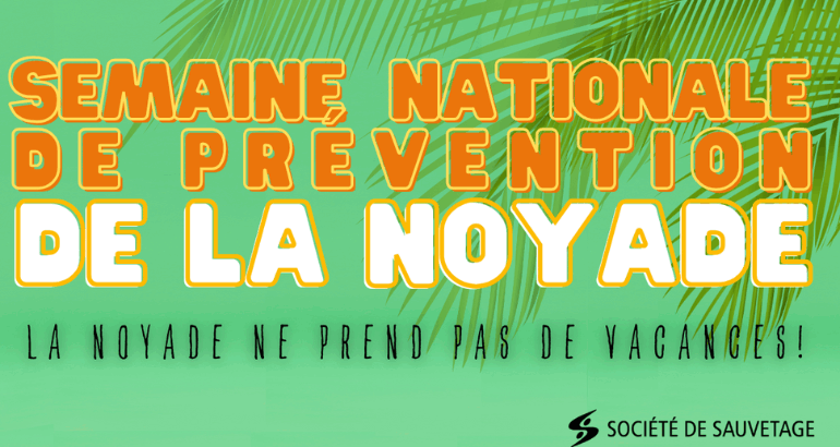 Semaine nationale de prévention de la noyade 2025