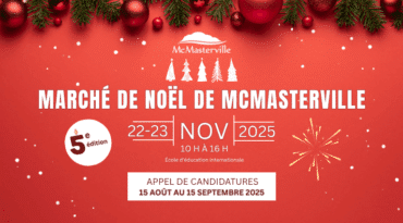 L’appel de candidatures pour participer au Marché de Noël de McMasterville débutera ce vendredi!