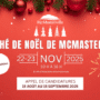 L’appel de candidatures pour participer au Marché de Noël de McMasterville débutera ce vendredi!
