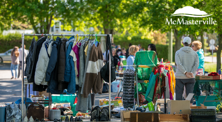 Réservez votre espace pour le Bazar communautaire de McMasterville le 13 septembre prochain!