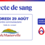 Collecte de sang Héma-Québec à McMasterville – Vendredi 29 août