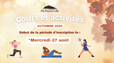 Programmation d’activités et période d’inscription – Automne 2025