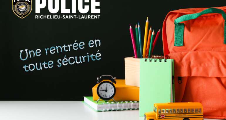 Une rentrée scolaire en toute sécurité