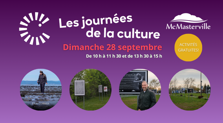 Deux activités gratuites sur la photographie pour les Journées de la culture à McMasterville!