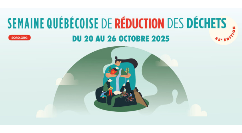Semaine québécoise de réduction des déchets 2025