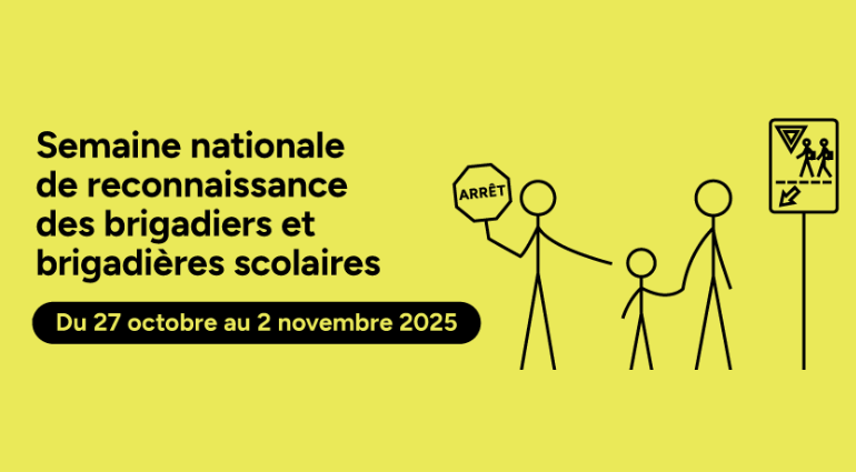 Semaine nationale de reconnaissance des brigadiers et brigadières scolaires