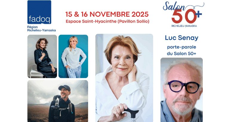 Participez à la 16e édition du Salon 50+ de la FADOQ Richelieu-Yamaska