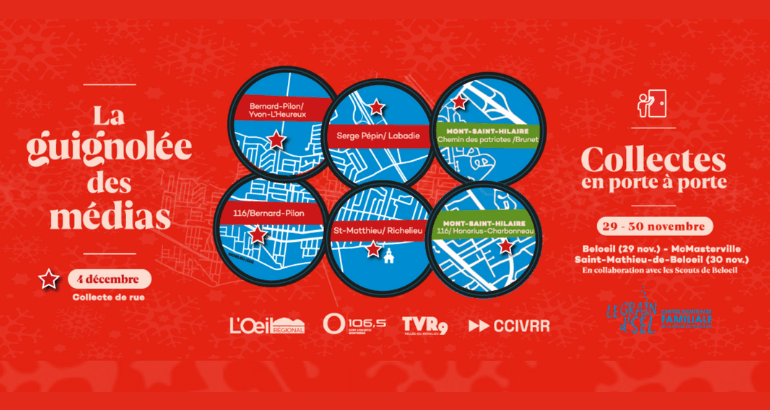 Guignolée 2025 et inscription aux paniers de Noël du Grain d’Sel