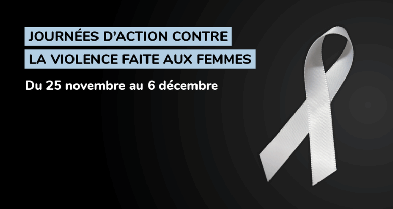 Campagne des 12 jours d’action contre les violences faites aux femmes 2025