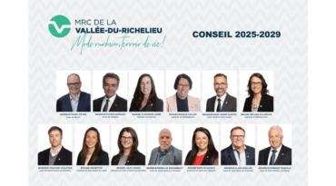 La MRCVR accueille trois nouveaux membres élus à son Conseil