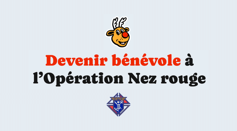 L’invitation est lancée pour la 33e édition de l’Opération Nez rouge Vallée-du-Richelieu!