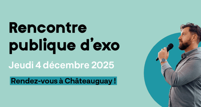 Exo tiendra sa prochaine rencontre publique d&rsquo;information le 4 décembre