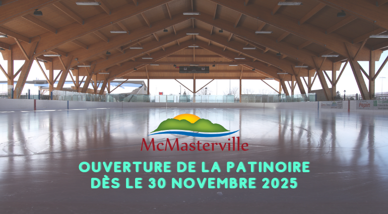 Ouverture de la patinoire réfrigérée – Saison 2025-2026