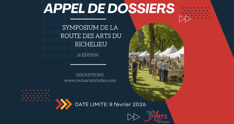 Appel de dossiers pour la 2e édition du Symposium de la Route des Arts du Richelieu