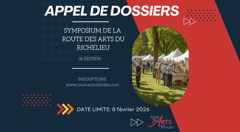 Appel de dossiers pour la 2e édition du Symposium de la Route des Arts du Richelieu