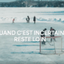 Campagne de sécurité sur la glace de la Société de sauvetage : Quand c’est incertain, reste loin