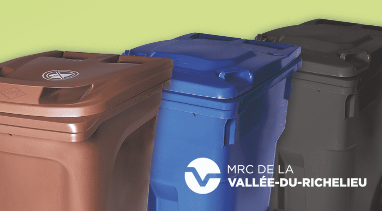 Changements à venir en 2026 pour les collectes des matières résiduelles de la MRCVR