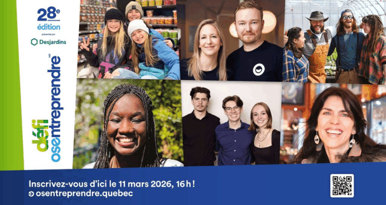 Participez à la 28e édition du Défi OSEntreprendre!