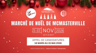 Marché de Noël de McMasterville : soumettez votre candidature pour la 6e édition dès lundi!