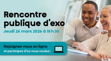 Exo tiendra sa prochaine rencontre publique d’information en virtuel le 26 mars