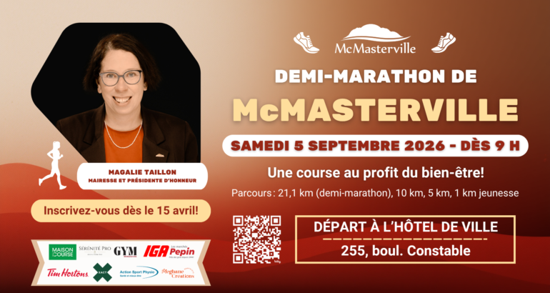 McMasterville lance la toute première édition de son Demi-marathon