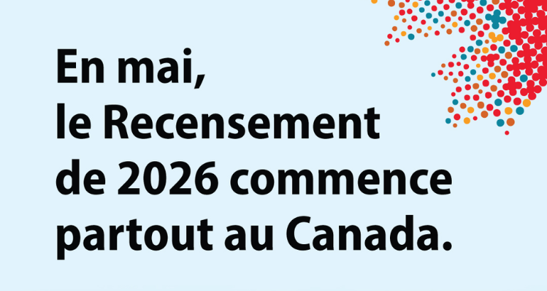 Le Recensement de la population 2026 débute le 4 mai