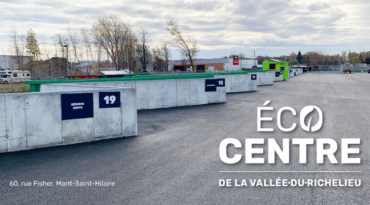 Horaire bonifié à l’Écocentre régional de Mont-Saint-Hilaire