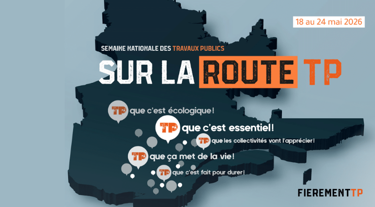Semaine nationale des travaux publics 2026 : Sur la route TP