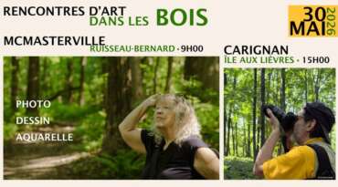 Rencontre d&rsquo;art au parc du Ruisseau-Bernard