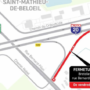 Fermeture complète de la bretelle d’entrée 105 vers l’autoroute 20 est pendant deux fins de semaine