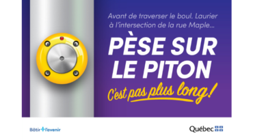 Traverser la route 116 à McMasterville : rappel des consignes pour le passage pour piétons