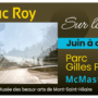Sur la route : une exposition photo extérieure de Luc Roy présentée au parc Gilles Plante, en collaboration avec le MBAMSH
