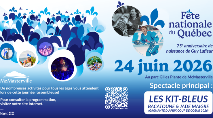 Venez célébrer la Fête nationale du Québec à McMasterville!